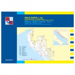 Mapy chorvatské MALE KARTE, 1. dio, sada - sever